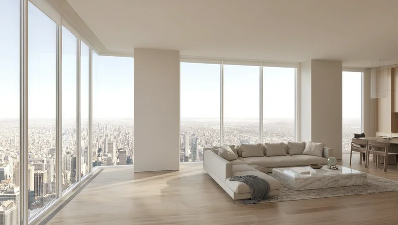 Modern Penthouse Living Room