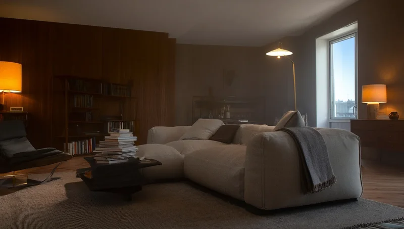 Lived-in Living Room